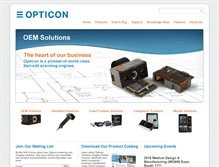 Tablet Screenshot of opticonusa.com